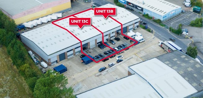 Unit 13B Quarrywood Industrial Estate, Aylesford, Industrial To Let - Aylesford  5 Mills Road aerial.jpg