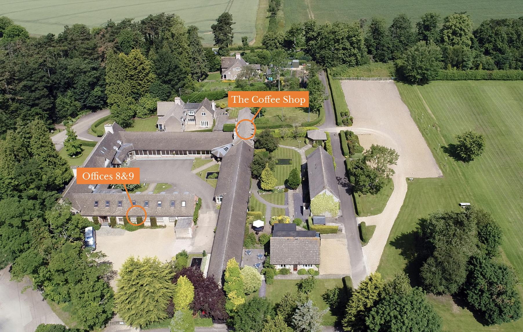 Office 8/9, Burrough Court, Melton Mowbray, Office To Let - office 89 aerial.png