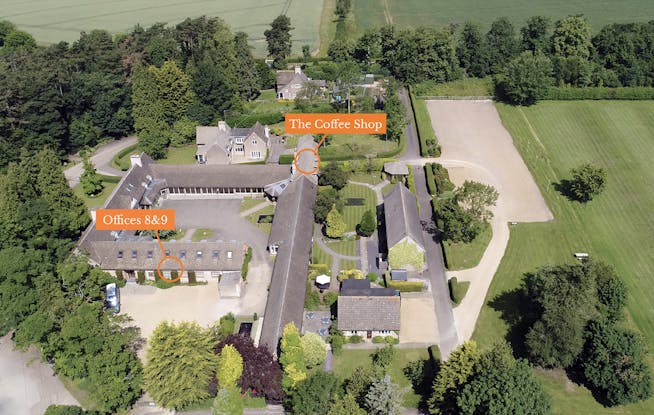 Office 8/9, Burrough Court, Melton Mowbray, Office To Let - office 89 aerial.png