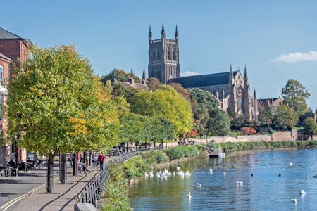 5 Deansway, Worcester, Residential Development / Office For Sale - Cathedral and swans.jpg