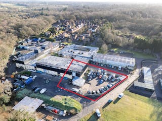 Unit 43A, Passfield Business Centre, Liphook, Warehouse & Industrial To Let - red line aerial 2.jpg