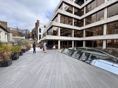 Audrey House, 16-20 Ely Place, London, Office To Let - 1st rear terrace.jpg