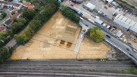 Neasden Goods Yard, Neasden Lane, London, Open Storage To Let - Neasden Goods Yard Split.jpg