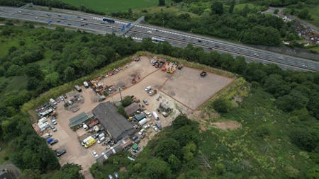 The Meadows Off Blanche Lane, South Mimms, Open Storage To Let - The Meadows Off of Blanche Lane  Outlined.jpg