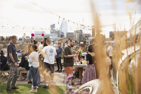 Runway East, Borough Market, 20 St. Thomas Street, London, Office / Serviced Office To Let - BM Roof top terrace busy.jpg