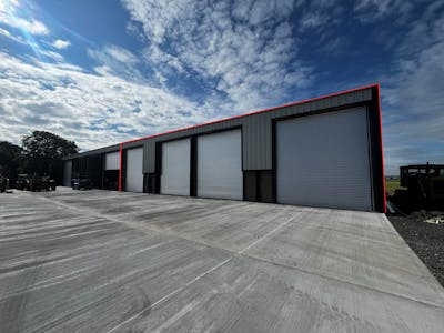 Units at Thacksons Well Farm, Newark, Open Storage To Let - External 2 red outline.jpg