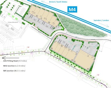 Unit 8 Vertex Business Park, Lyde Green, Bristol, Warehouse To Let - Vertex Park Plan.jpg