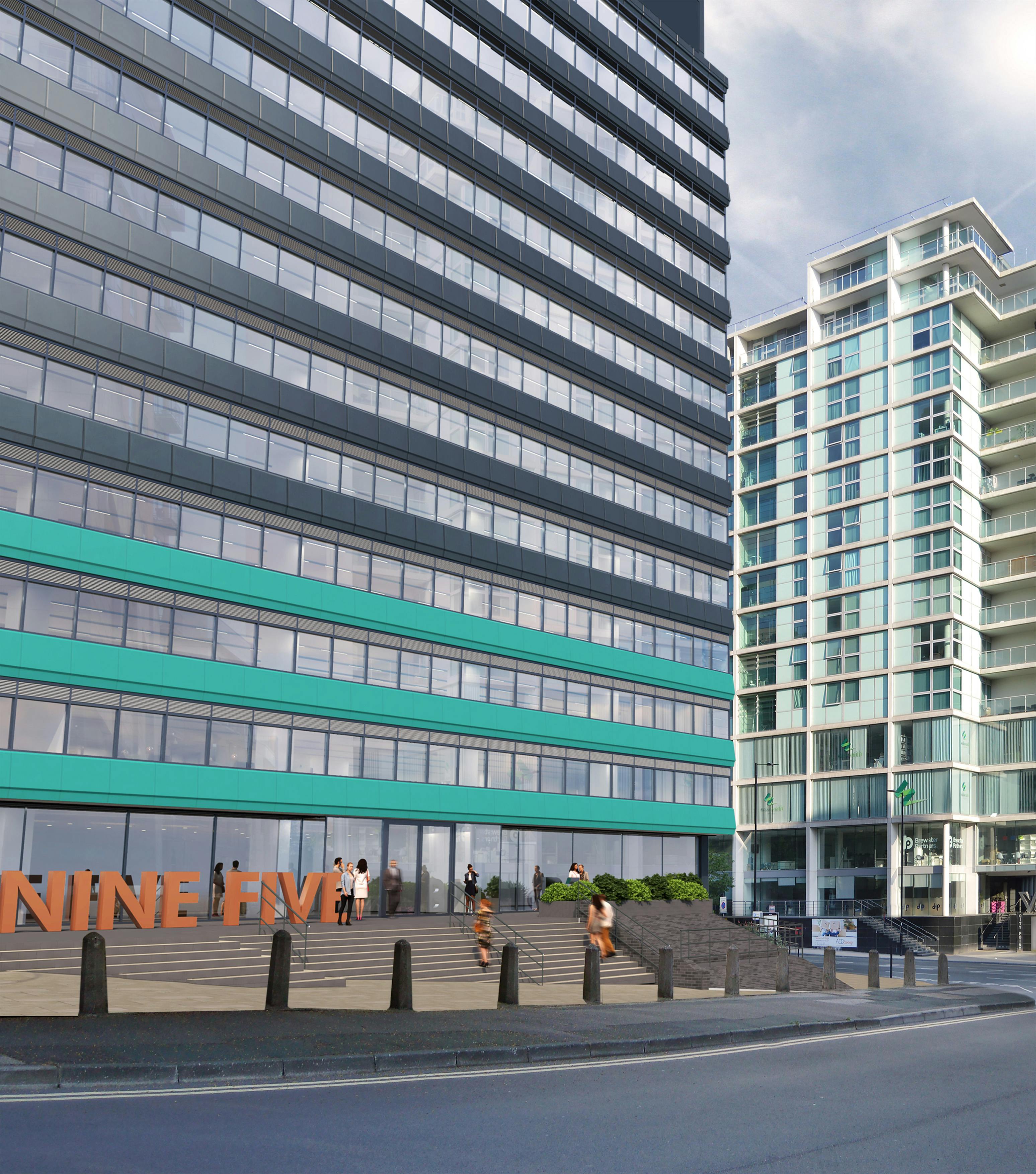 Block 2, Pennine Five, Tenter Street, Sheffield, Other / Offices / Other / Retail To Let - 02  P5  View from Silver Street Head.jpg