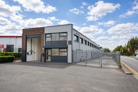 Guinness Estate, Guinness Road, Trafford Park, Industrial / Trade Counter / Urban Logistics To Let - 2 Guinness external open shutter.png