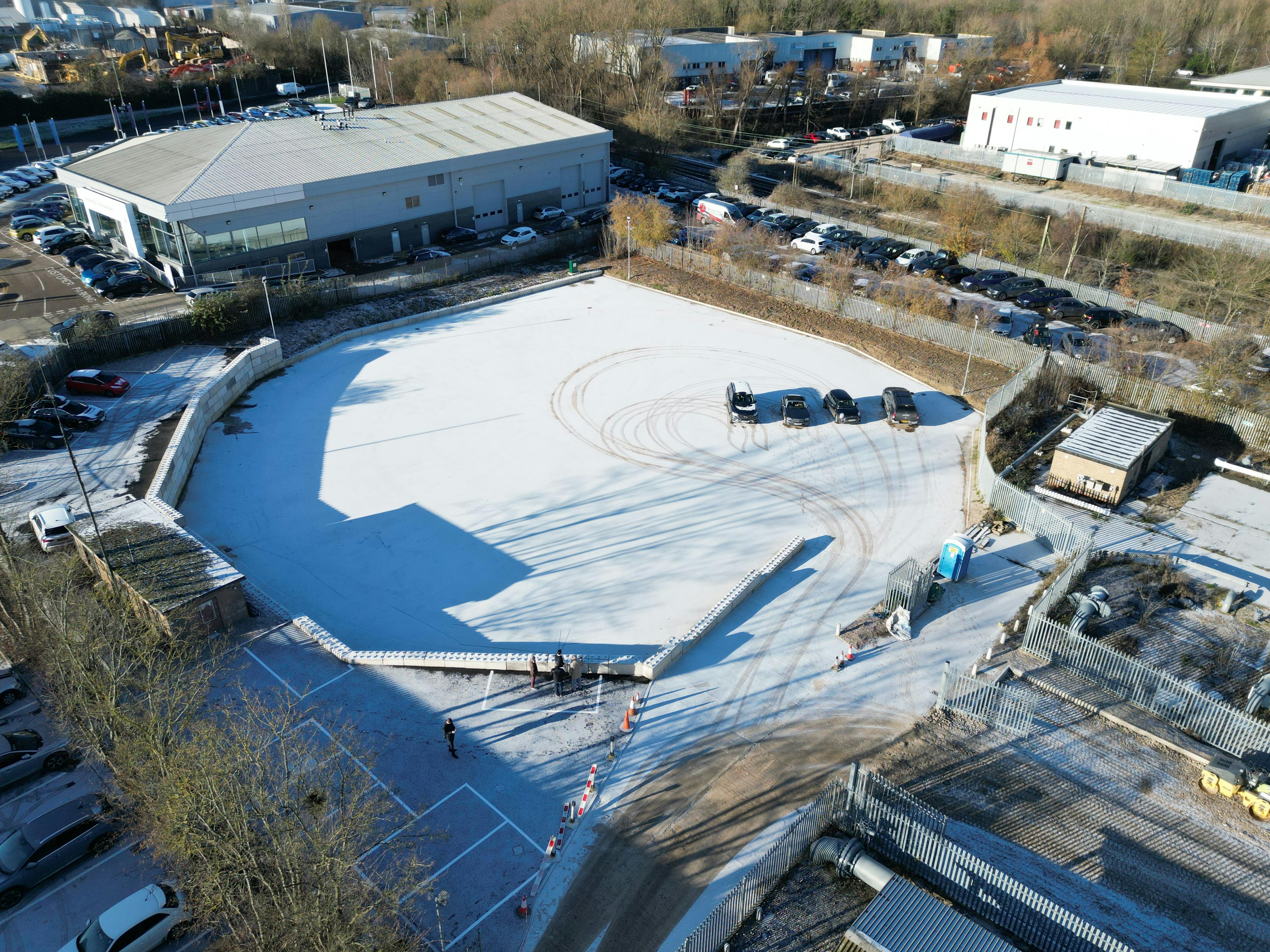 Yard at 3 Windsor Place, Harlow, Industrial To Let - DJI_0037.JPG