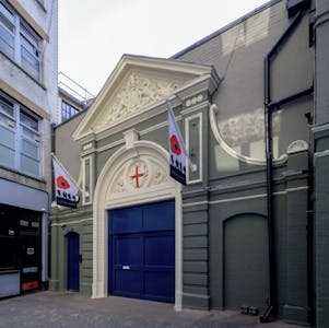 The Drill Hall, The Drill Hall, London, Office To Let - Drill Hall exterior entrance.png