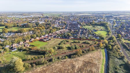 2.25 Ha (5.56 Acres), Electric Station Road, Sleaford, Residential Development For Sale - CV23_WoodMoore_251030with red outline.jpg