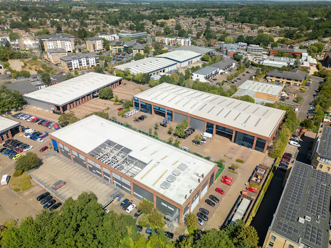 8 The Sterling Centre, Bracknell, Industrial / Warehouse To Let - SterlingCentre-Bracknell-drone-36.jpg
