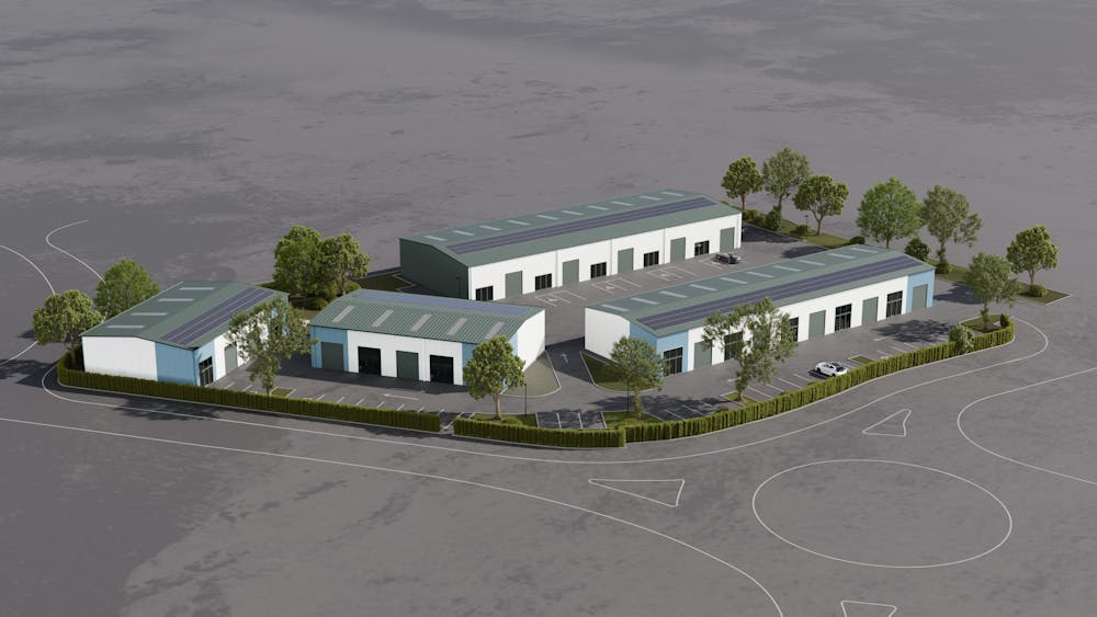 Silverwoods Trade Park, Silverwoods Way - Site CGI