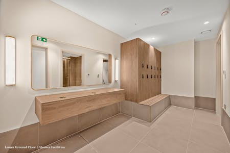 20-22 Mortimer Street, London, Office / Retail To Let - Lower Ground Floor Shower Facilities