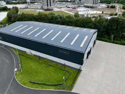 Unit 2, Carrington Gateway, Manchester, Industrial/Logistics Lease Assignment - Carrington drone 1