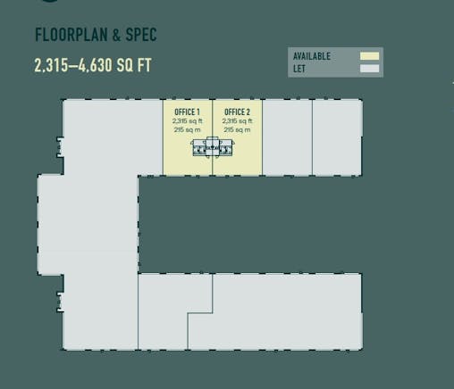 2 Kings Hill Avenue, West Malling, Offices To Let - Kings Hill - 2 Kings Hill Avenue floorplan.jpg