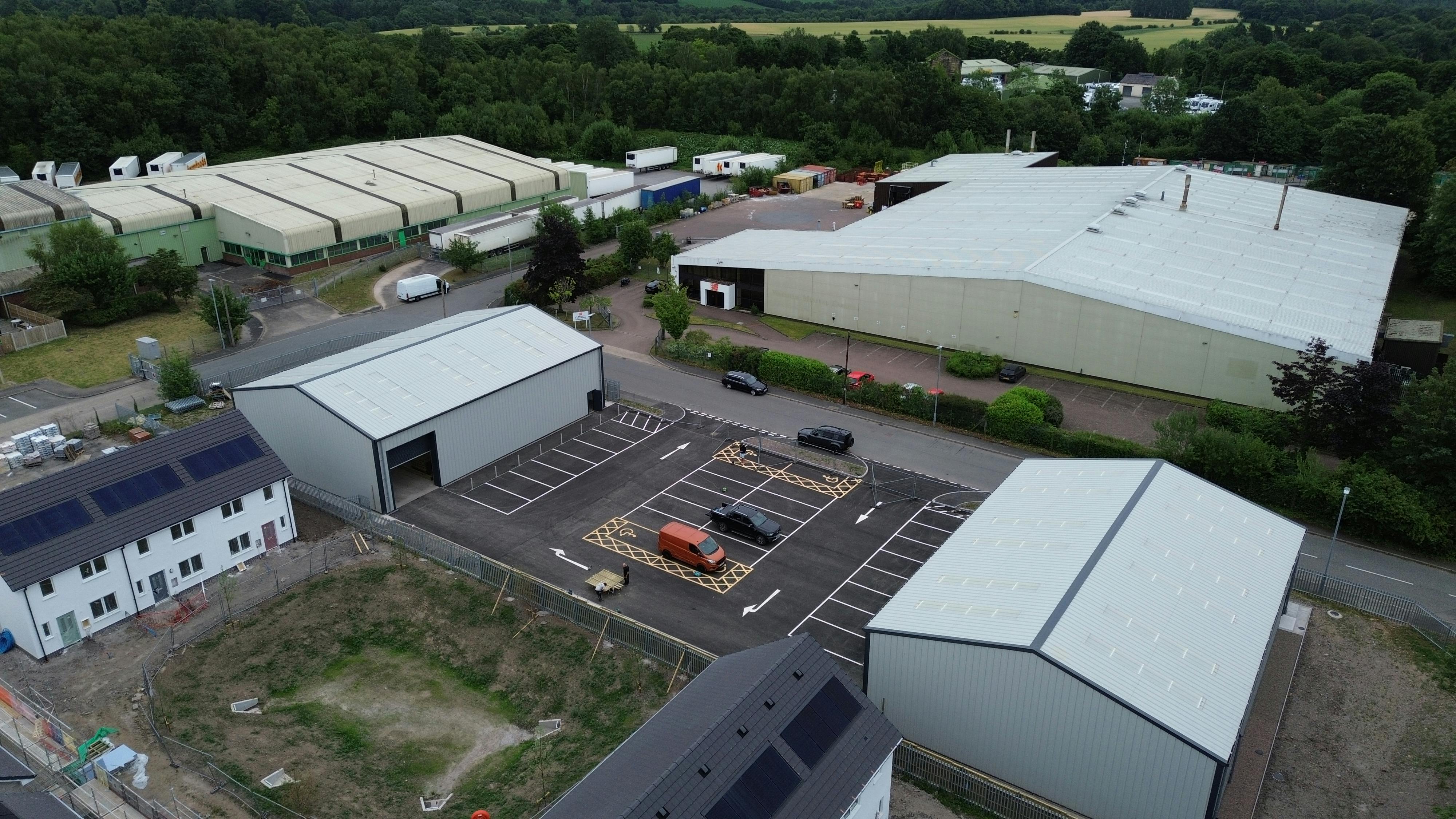 Unit 1 & 3 Wynnstay Industrial Estate, Ruabon, Wrexham, Industrial To Let - DJI_0059.JPG