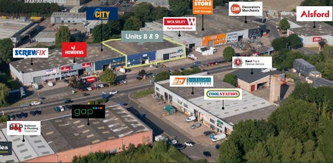 Units 8 & 9 Deacon Trading Estate, Tonbridge, Industrial To Let - Tonbridge  89 Deacon Trad Est.jpg