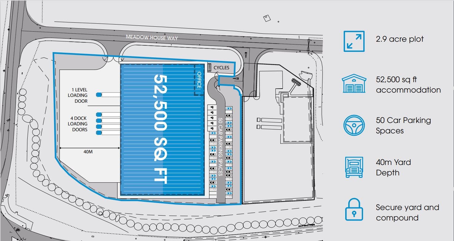 Plot 9 Markham Vale, Meadow House Way, Chesterfield, Distribution Warehouse To Let / For Sale - markham vale plot 9 2.JPG