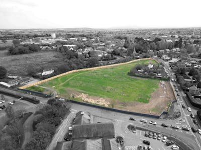 Land at Welshpool Road, Bicton, Shrewsbury, Land For Sale - Drone_SiteHighlight.png