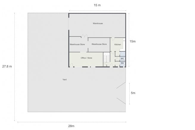 Unit 1a, Bulwark Industrial Estate, Chepstow, Industrial To Let - 4b0bec9211d482b9b1aa2408cf45dc13unit1bienp165qzplangroundflooryard.jpg