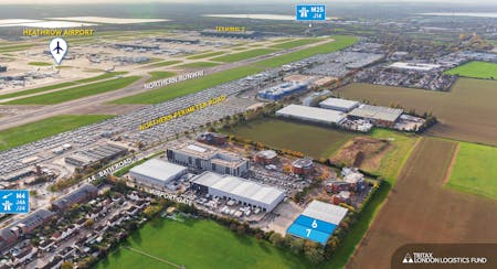 Units 6 & 7 Airport Gate, Harmondsworth, Industrial/Logistics / Industrial / Warehouse To Let - Aerial
