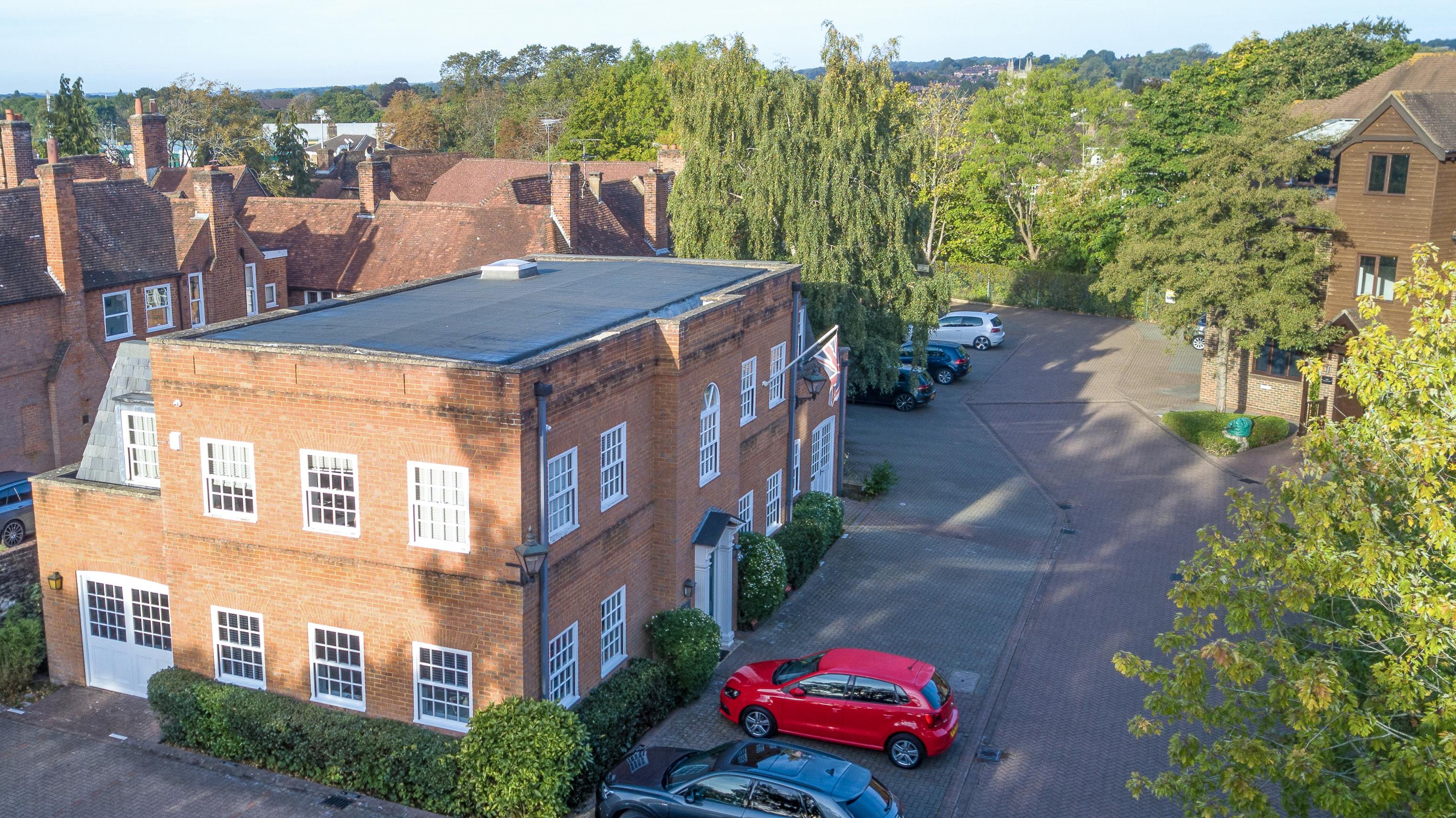 Hones Yard, Farnham, Offices / Serviced Offices To Let - Grange aerial.jpg