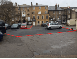 33 Clarence Street, Staines-upon-Thames, Investment / Office For Sale - 33 Clarence Street Staines rear car park.png
