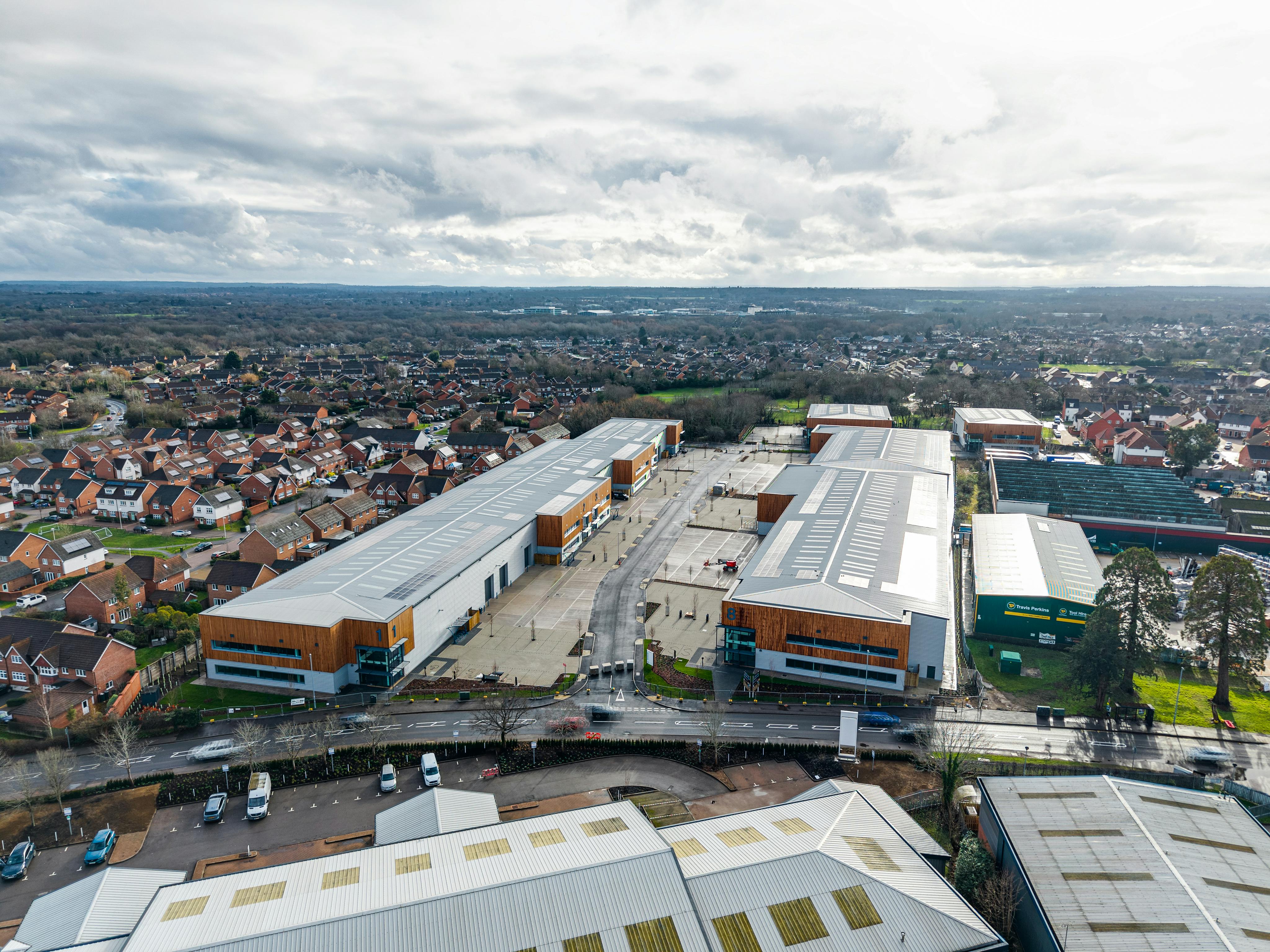 Unit 8, Hurricane Urban Hub, Reading, Berkshire, Warehouse & Industrial To Let - drone_day_0007.jpg