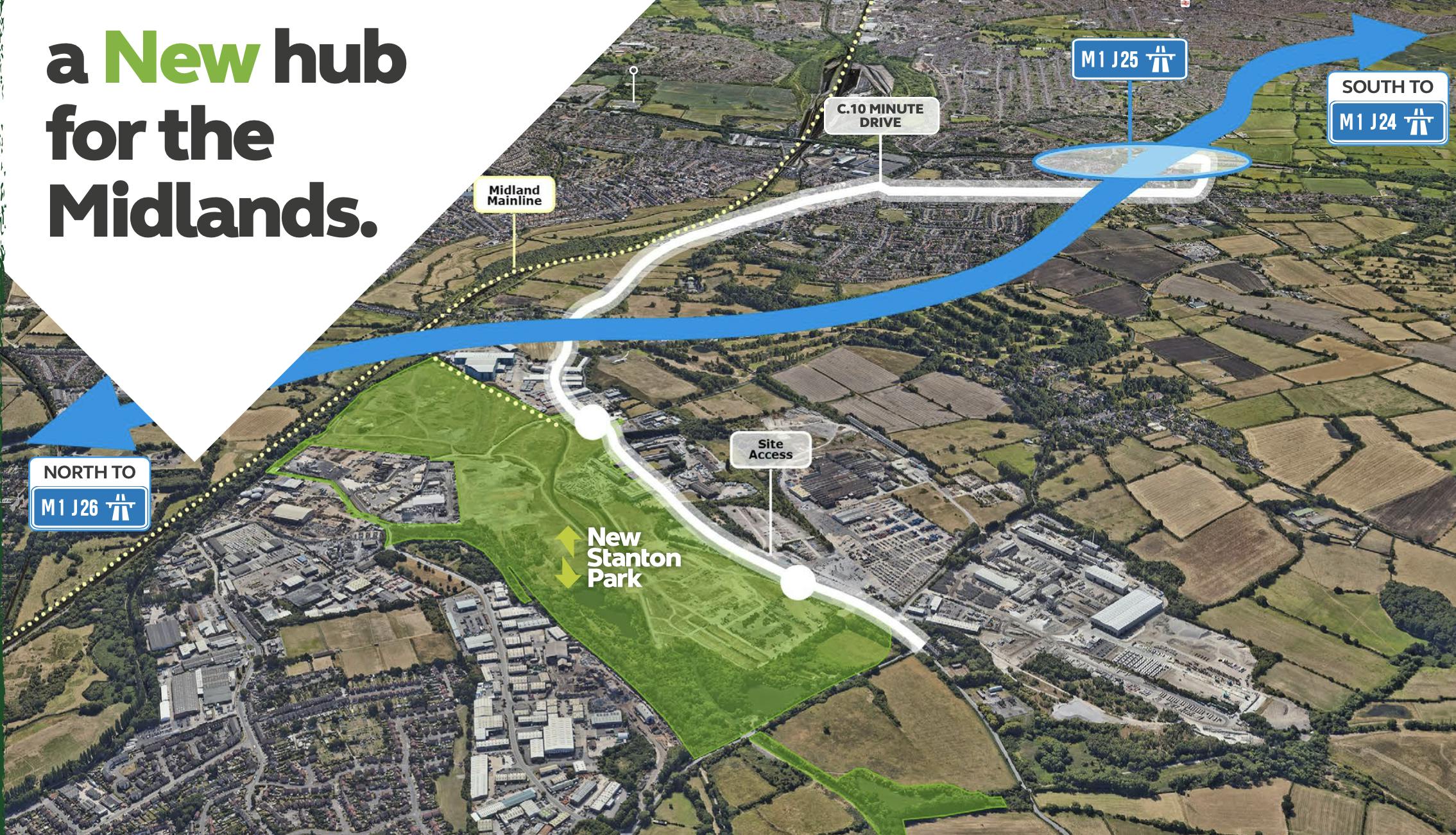 Open Storage - South Land (New Stanton Park), J.25, Nottingham/Derby, Land To Let - NSTANTP.png