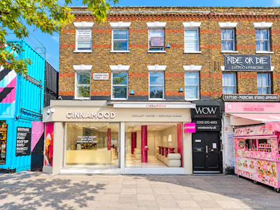 190 Camden High Street, London, Class E Retail / Leisure To Let - CINNAMOOD Streetfront Market Row.png