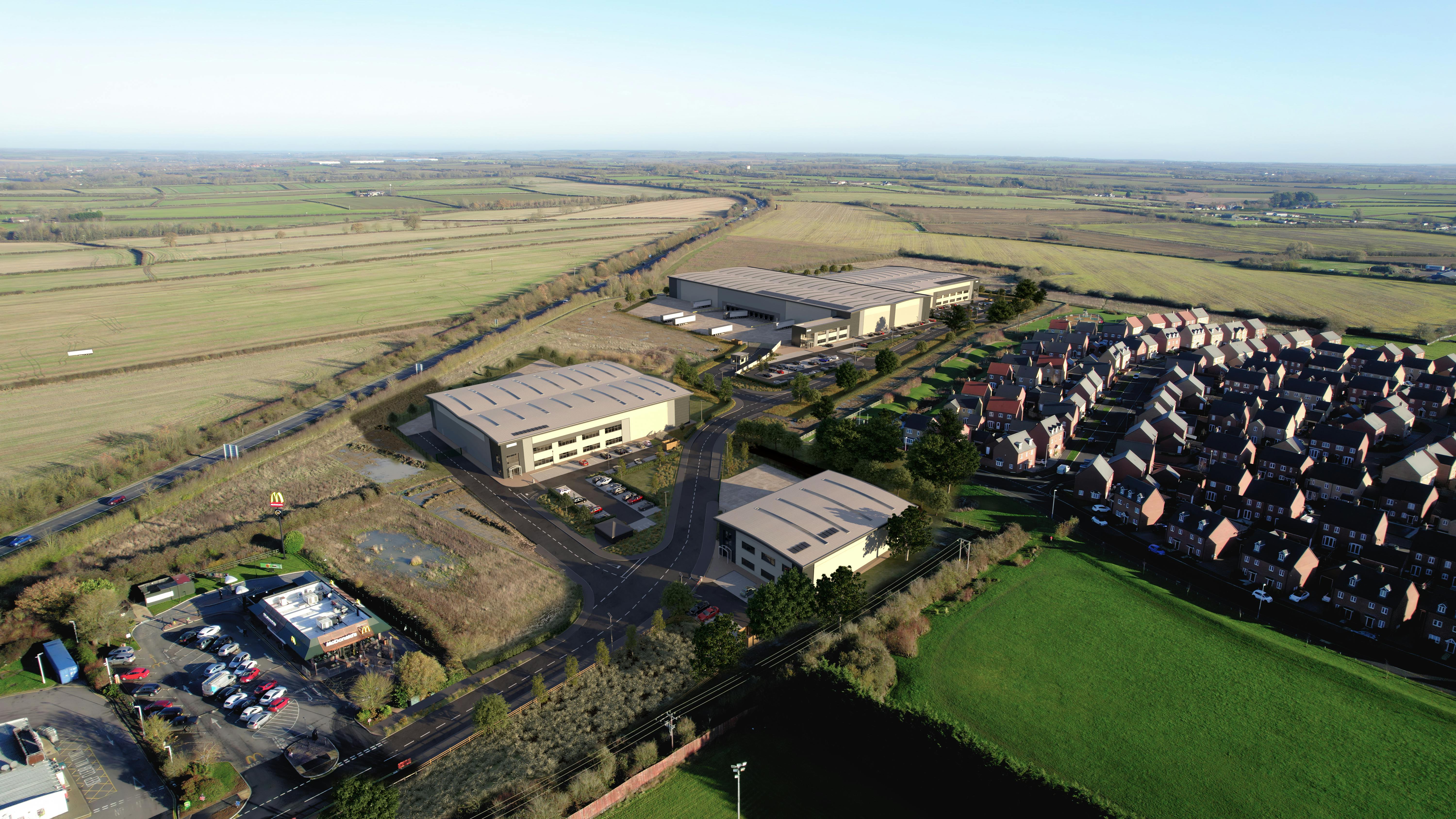 Quattro Raunds, Raunds, Northamptonshire, Distribution Warehouse To Let - Quattro_Aerial2_01.jpg