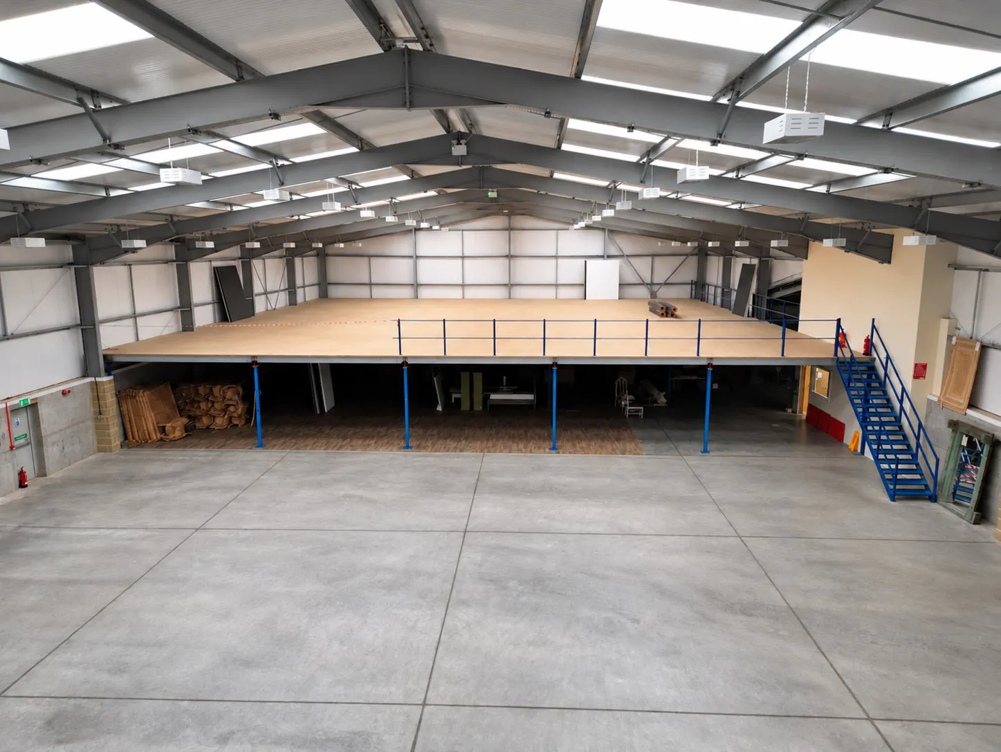 Units 1 & 1A Waltham Hall Industrial Estate, Takeley, Industrial To Let - Industrial Warehouse Interior.jpg