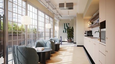 141 Wardour Street, Soho, Managed Office / Office To Let - GPE_Wardour141_6thFloor_Kitchenette_Cam02_004.jpg