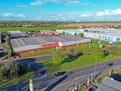 Unit 6 Skyport Trade Park, Heathrow, Industrial / Warehouse To Let - Skyport Front West AIR - 2026-16 Your Signage Here Edit.jpg
