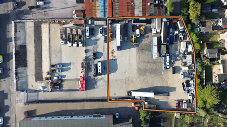 Site 1a, Delamare Road, Cheshunt, Open Storage To Let - site 1a Outlined 1.jpg