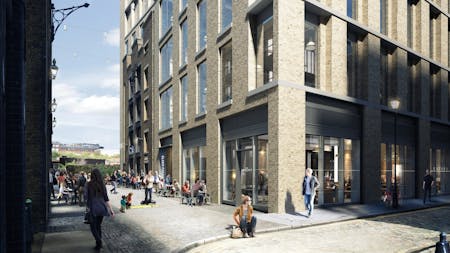 Elder Yard, Norton Folgate, London, Office To Let - Engaging public realm