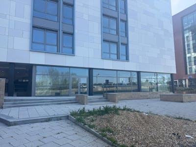 Ground floor retail unit - Armstrong House, Fletton Quays East, Peterborough, Retail To Let - Exterior.jpeg