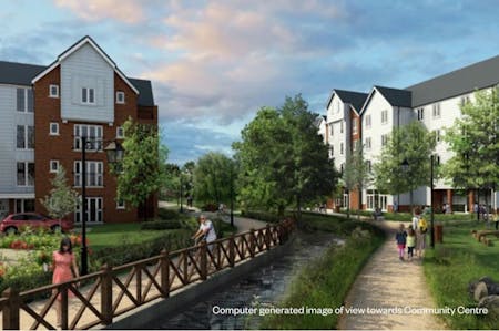 Community Hub, New Monks Park, Brimstone Road, Lancing, West Sussex, Land / New Build / Residential To Let / For Sale - CGI.JPG