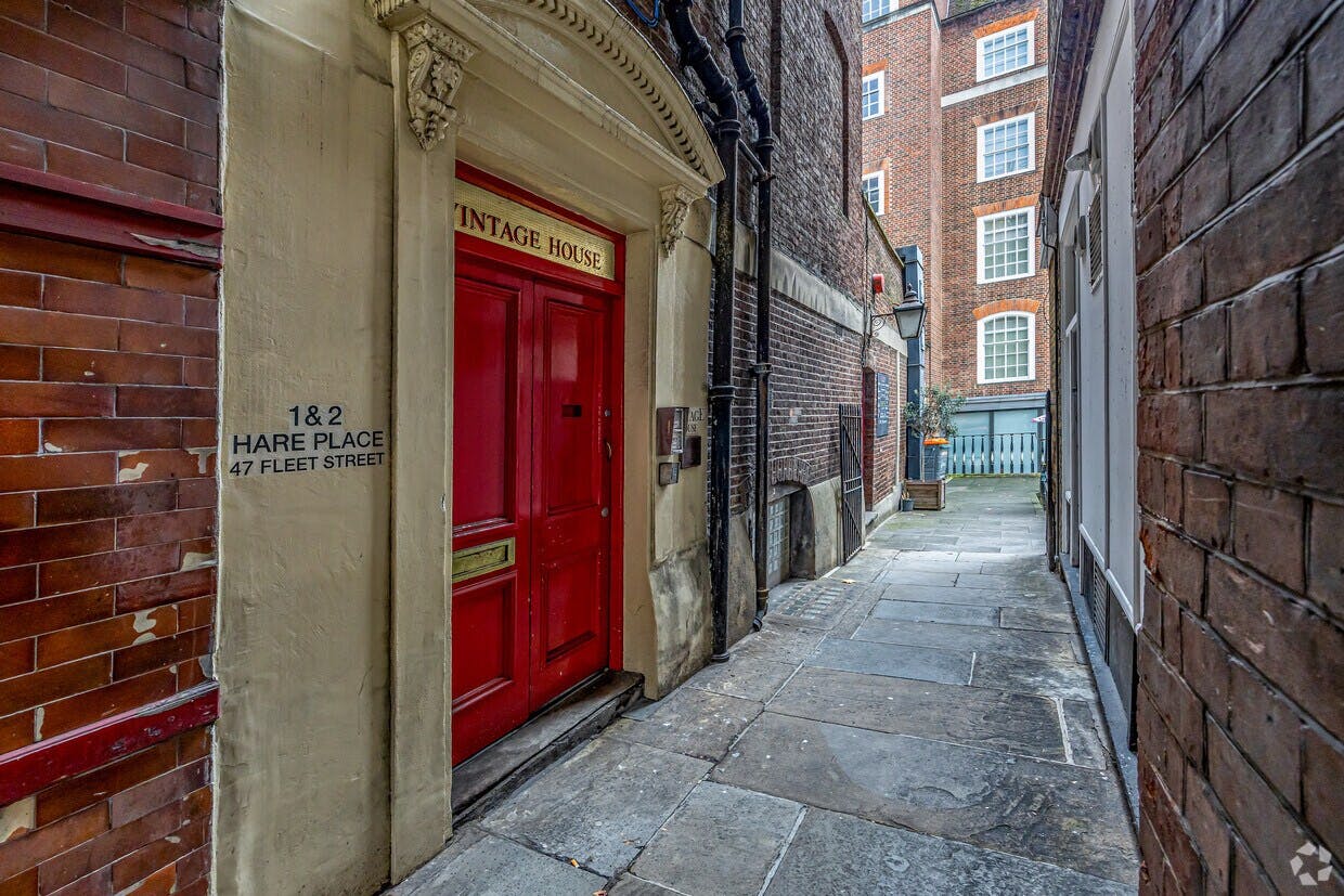 47 Fleet Street, London, Other / Offices For Sale - Office entrance; Hare Place