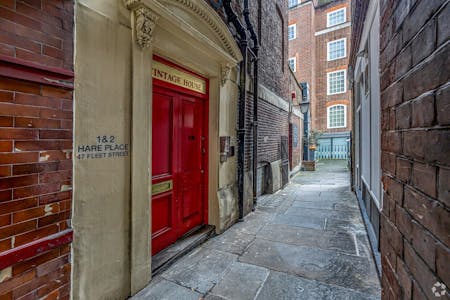 47 Fleet Street, London, Leisure / Office For Sale - Office entrance; Hare Place