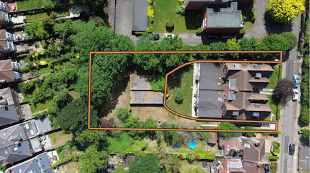 17/19 Roxborough Park, Harrow, Land / Open Storage For Sale - DJI_0988 c outlined.png