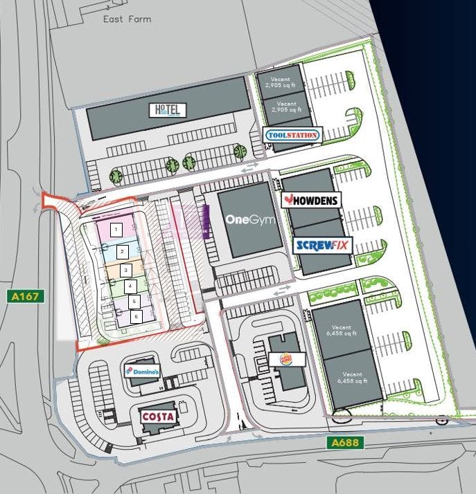 Proposed Retail Parade, Thinford Park, Durham, Other / Restaurant / Cafe / Retail To Let - Layout Updated.JPG