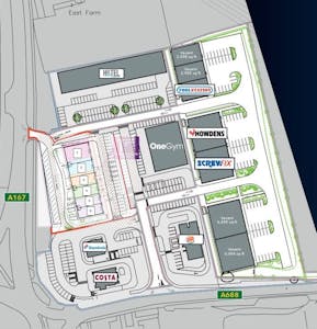 Proposed Retail Parade, Thinford Park, Durham, Leisure / Restaurant / Cafe / Retail To Let - Layout Updated.JPG