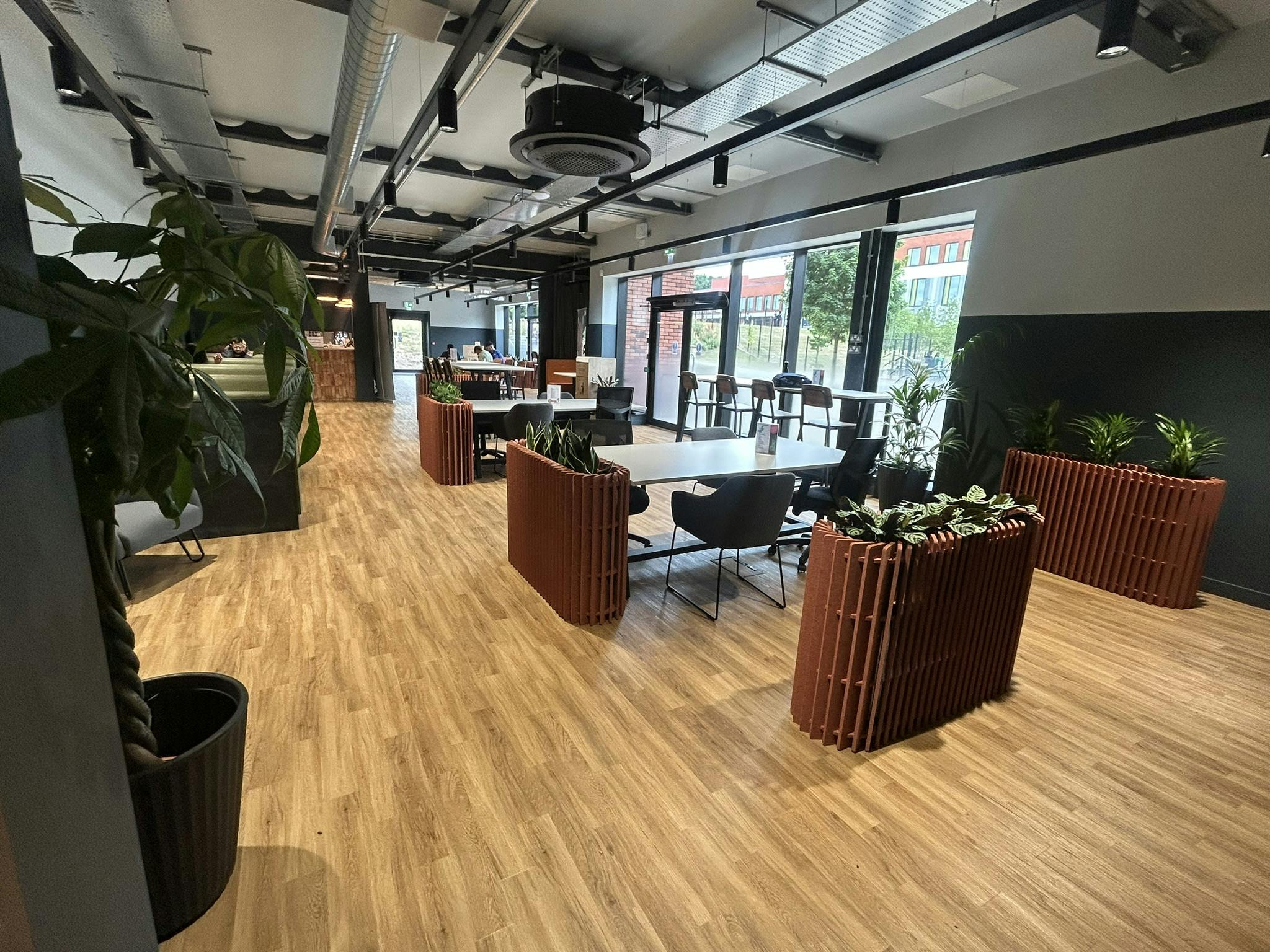 Stadium Workspace, Steel City Stadium, Sheffield Olympic Legacy Park, Sheffield, Offices To Let - Steel City Stadium Coworking Lounge 3.JPEG