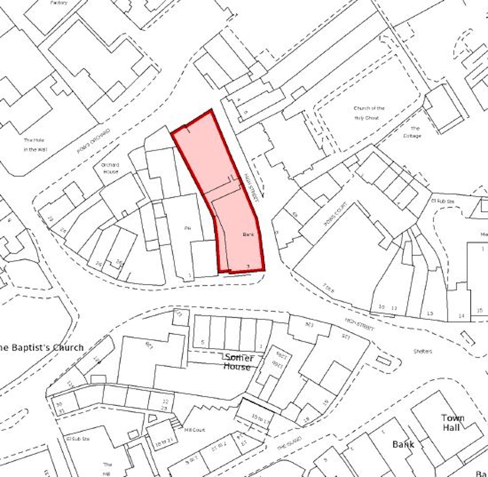 3 High Street, Radstock, Retail For Sale - Title plan.JPG