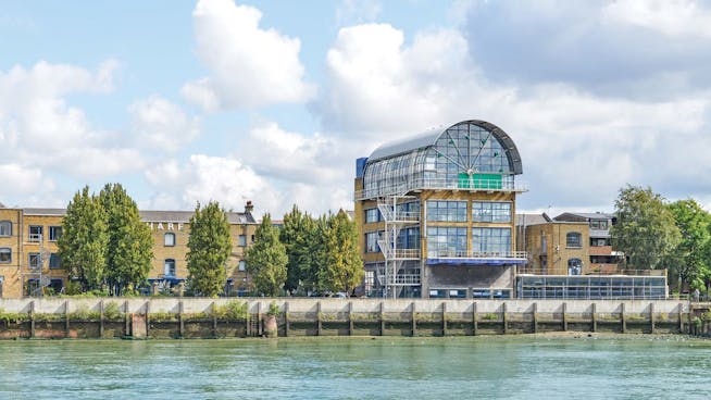 Thames Wharf Studios, Rainville Road, Hammersmith, Office To Let - Thames-Wharf-Studios-Hammersmith-London-W6 River shot MAIN A.jpg