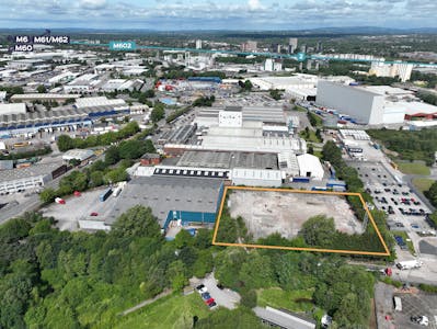 Lake Road, Trafford Park, Manchester, Development / Industrial For Sale - DJI_0646 with annotation.jpg