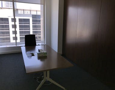 Fitted & Furnished Office Space, Emaar Square - Building 4 (High Floors), Dubai, Office To Let - 8th Floor Expandable meeting room.JPG